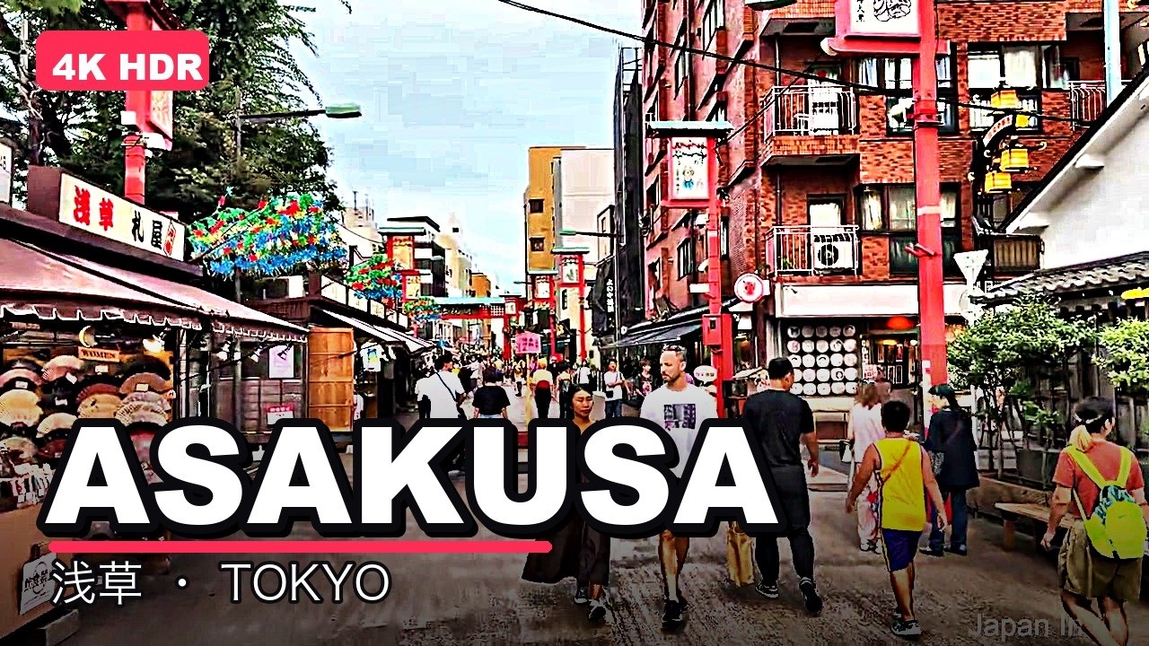 Asakusa Tokyo Japan Walk, a frame from the walk