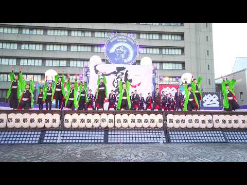 [4K] 笑舞　安濃津よさこい 2018　1日目　お城西公園会場