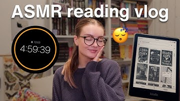 ASMR reading vlog 😴 📖 how many books can I finish in 12 hours?