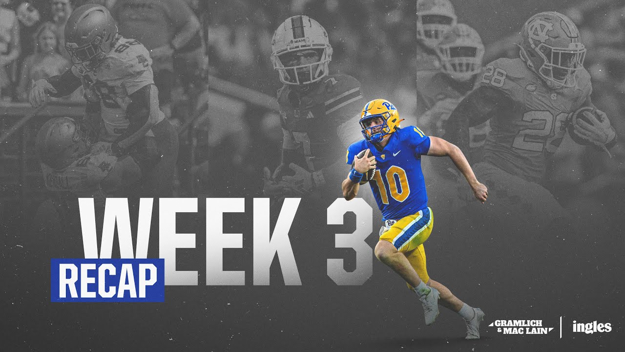 Week 3 Recap: Pitt wins Brawl, FSU is 0-3 + BC/UVA breakdowns