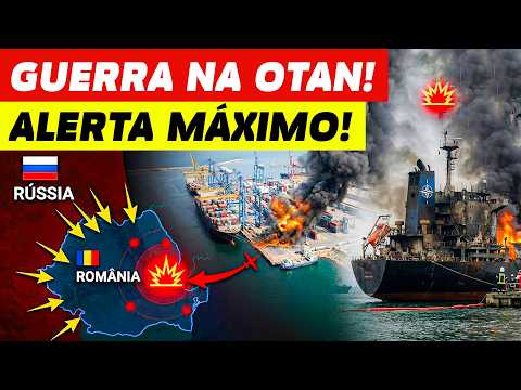 Video Guerra atinge a OTAN! Drone russo explode em porto da Romênia e o mundo entra em alerta máximo!