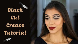 Black Cut Crease Eyeshadow Tutorial | Chelseasmakeup