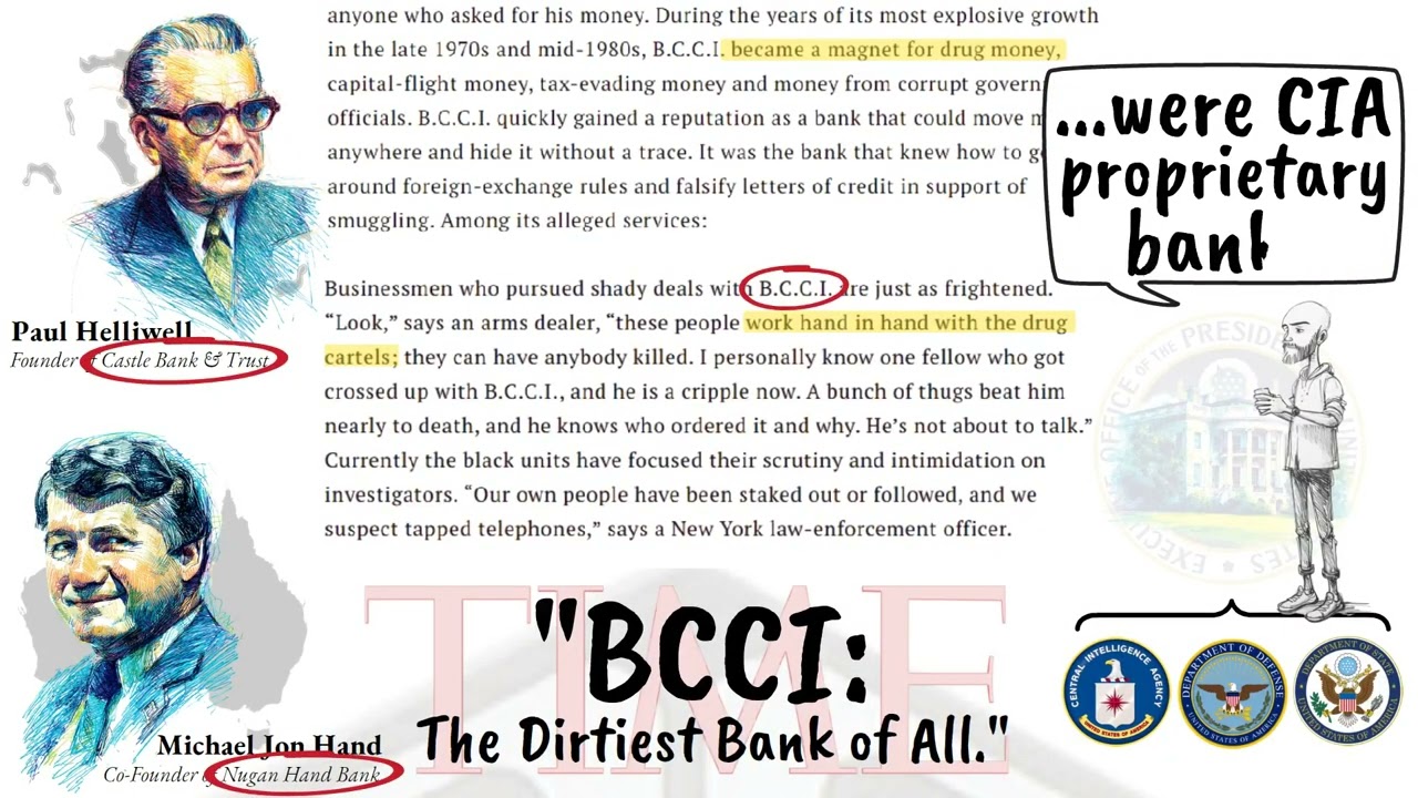 @BENZ_PILLED ANIMATION: Guns, Drugs & The CIA's Bank