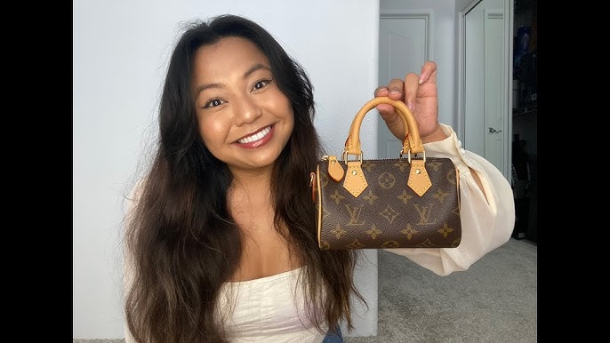 louis vuitton nano speedy! is it worth it?  what fits inside + one month  review 