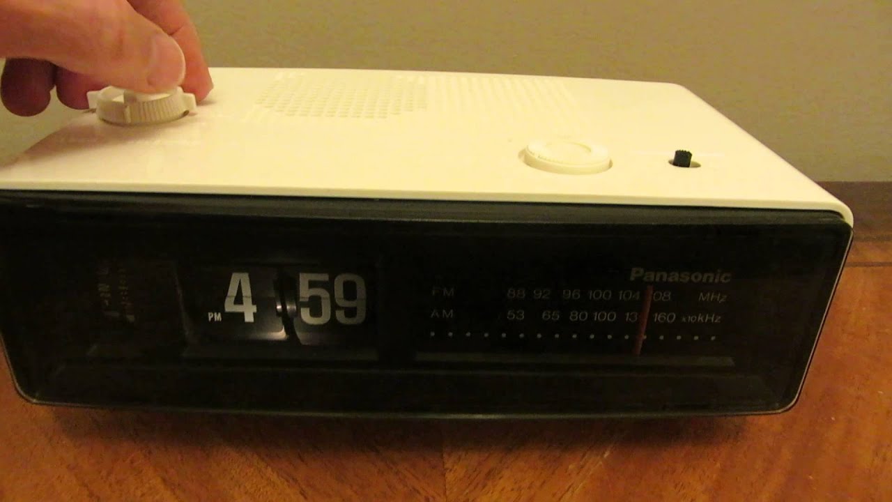 Panasonic RC6025 "The Groundhog Day" Clock Operation YouTube