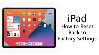 How To Reset & Restore your Apple iPad Pro - Factory Reset