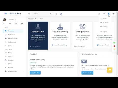 Bootstrap 5 Admin Dashboard Template with LTR Light Theme