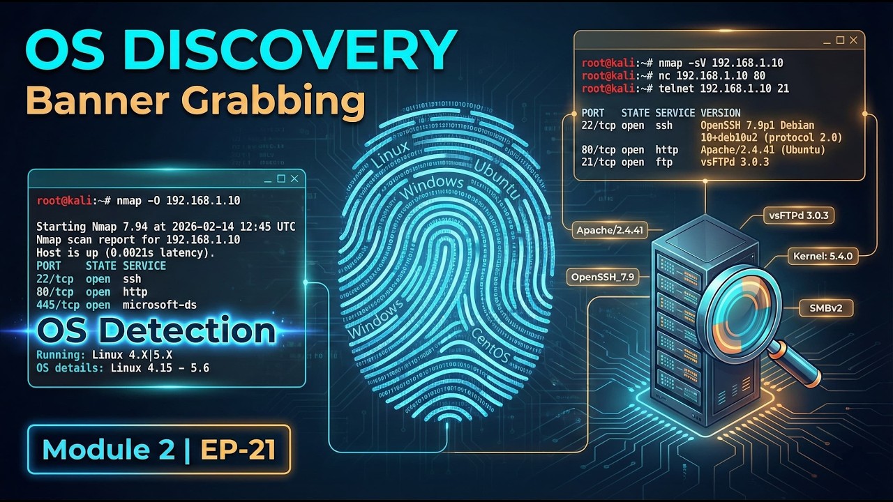 OS Discovery & Banner Grabbing Practical | Ethical Hacking (Hindi ...