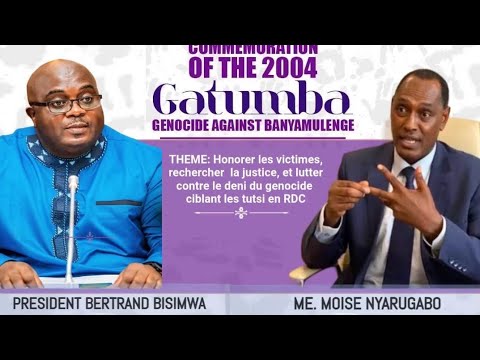 LIVE GOMA 21ième COMMEMORATION DU GENOCIDE CONTRE LA COMMUNAUTE BANYAMULENGE A GATUMBA BURUNDI