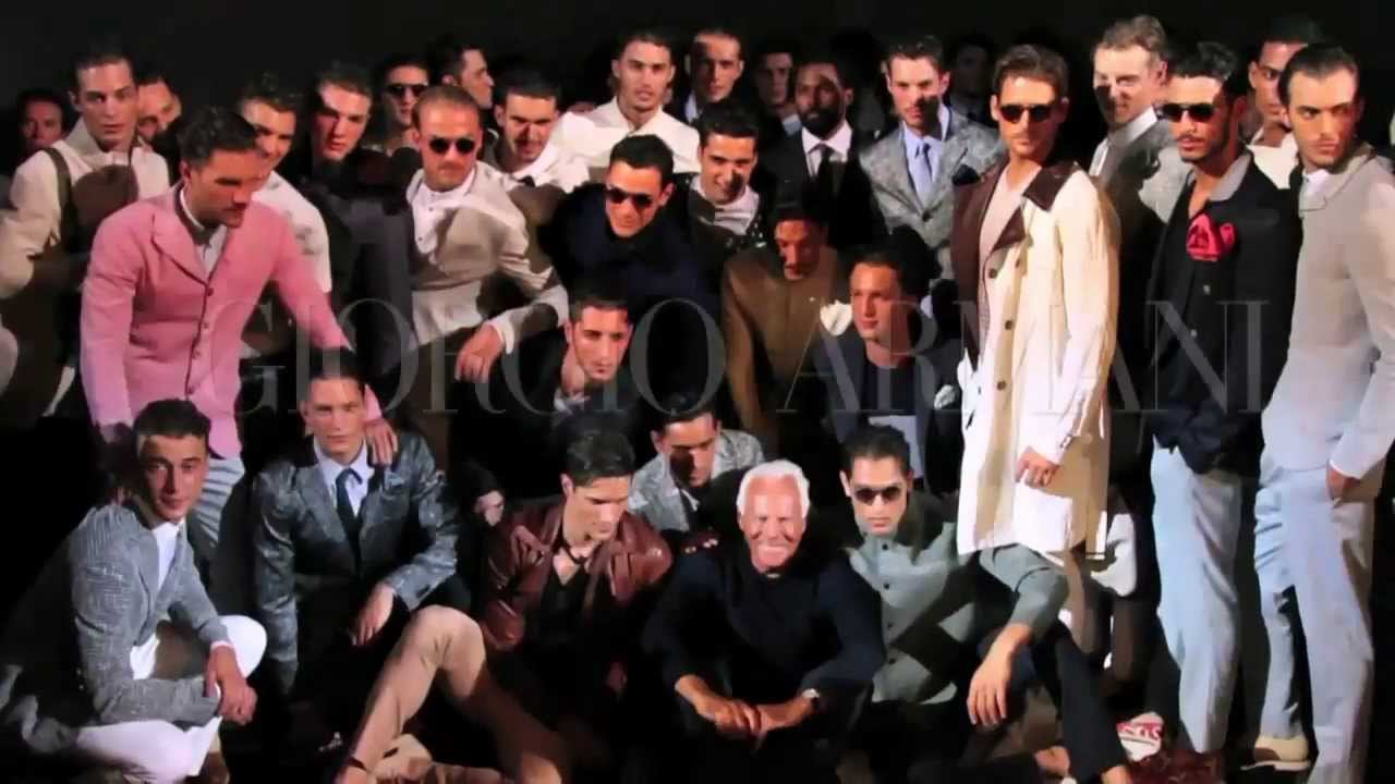 Giorgio Armani - 2014 Spring Summer Men's Fashion Show Backstage