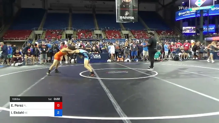 106 Lbs Round Of 64 - Erik Perez, Florida Vs Isaac...