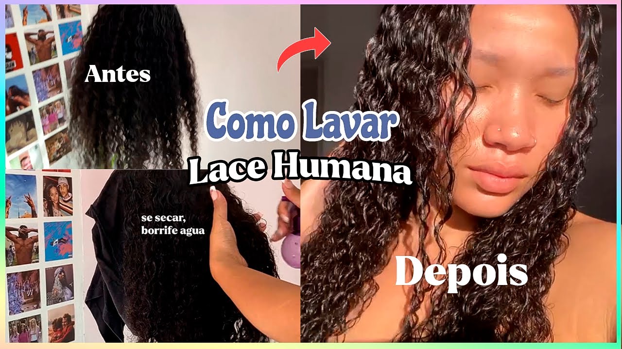 COMO LAVAR LACE CACHEADA HUMANA + RECEBIDOS DA SALON LINE | IZALU LACE FRONT