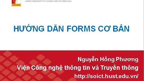 Hướng dẫn tạo MS Forms cơ bản
