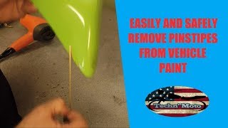 How to Remove Pinstripe Easily and Safely Without Paint Damage| Techn' Moto