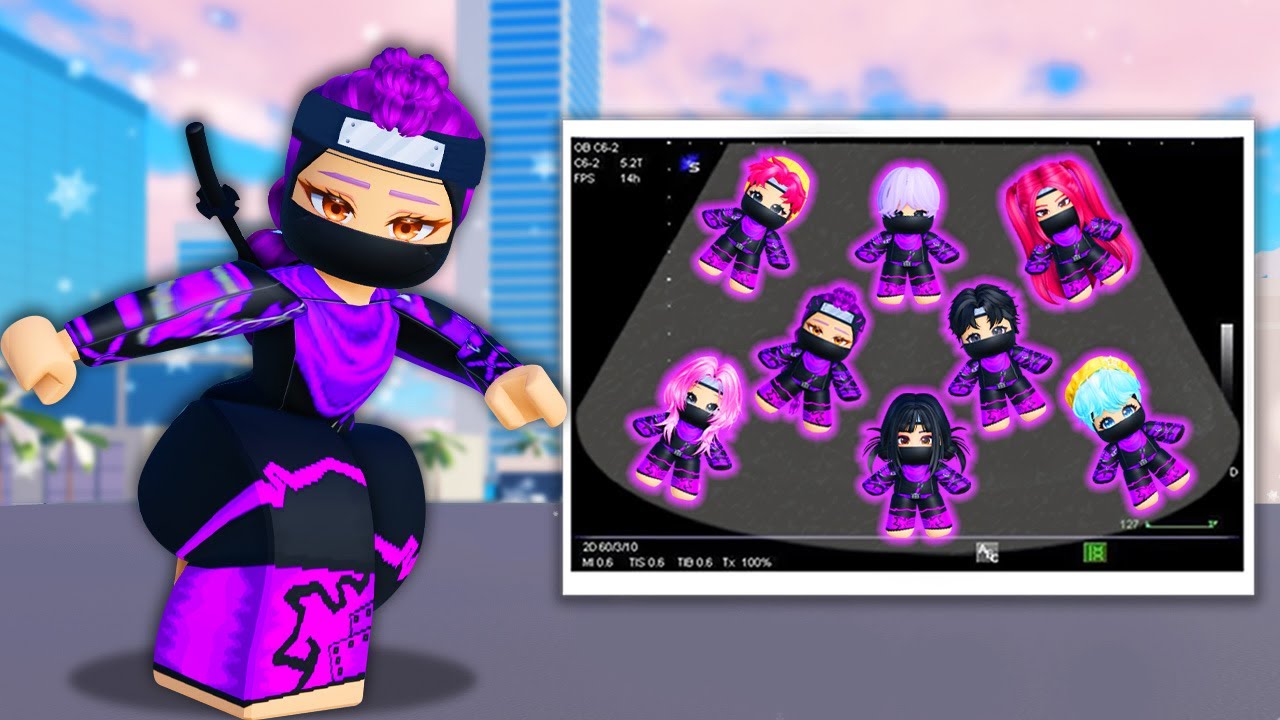NINJA RUMI IS EXPECTING NINJA OCTUPLETS IN ROBLOX! (Kpop Demon Hunters)