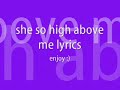 Tal Bachman - High Above Me lyrics