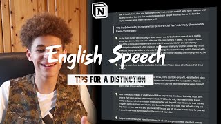 How to Get a DISTINCTION In Your GCSE English Language Speech