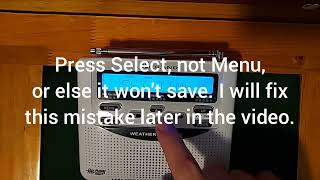How to Setup and Program a Midland Weather Radio