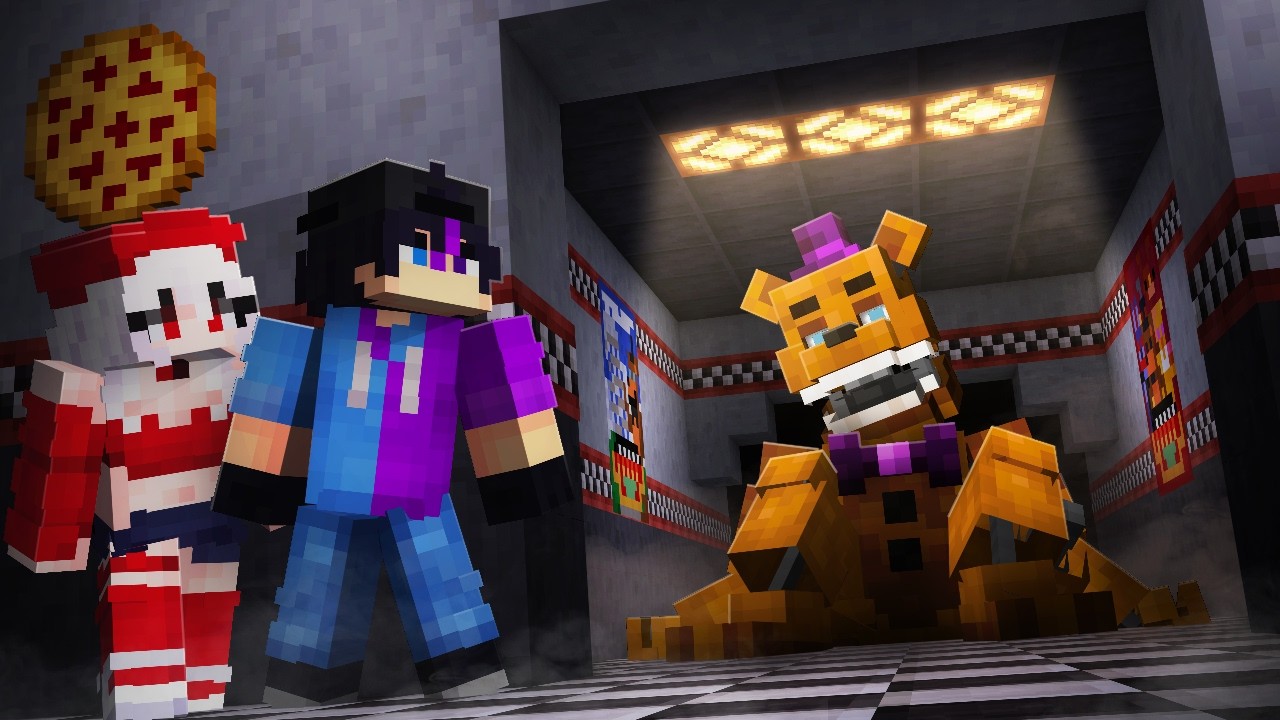 JUGAMOS UN MOD DE FNAF EN MINECRAFT | FNAF Mod Minecraft