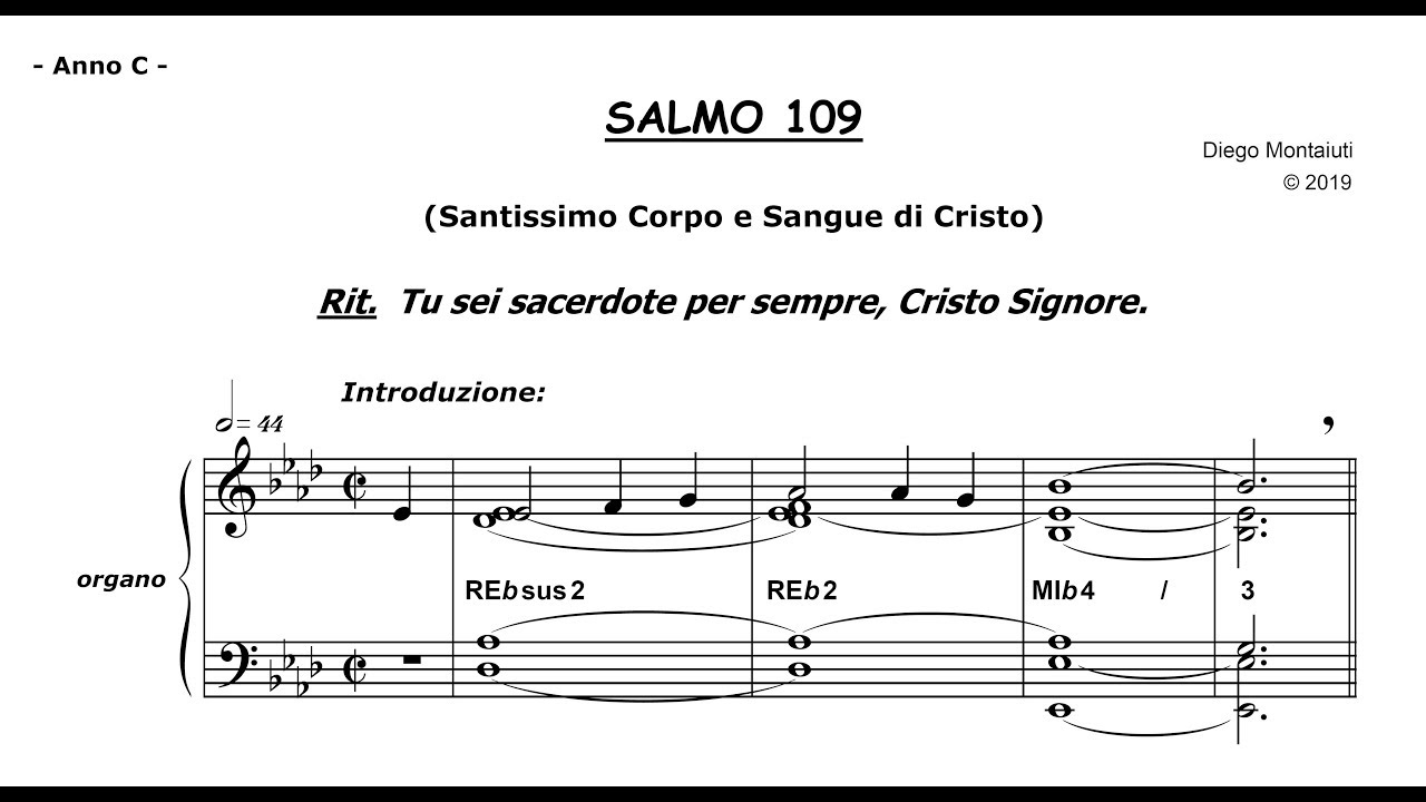 SS CORPO E SANGUE DI CRISTO Anno C SALMO 109 Tu Sei Sacerdote Per ss-corpo-e-sangue-di-cristo-anno-c-salmo-109-tu-sei-sacerdote-per