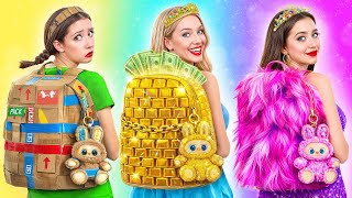 Rich Vs Broke Vs Giga Rich Girl In School Crazy Prank Ideas By Multi Do Smile