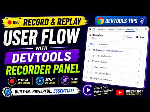 Record & Replay User Flows with Chrome DevTools (No Coding Required!) #chromeextensions #devtools