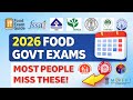 2026 Food Govt Exam Calendar  Central &amp; State Jobs Most People Miss