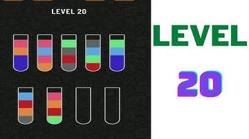 Water Sort Puzzle Level 20 | Walkthrough | MGW