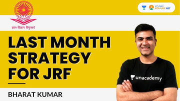 Last Month Strategy for JRF | NTA UGC NET 2023 | Bharat Kumar