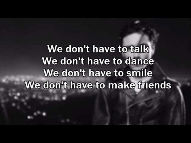 Andy Black - We Don't Have To Dance (LYRICS)