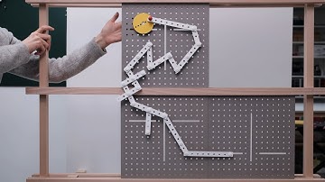 Basic mechanisms: Expanding linkages #linkki #buildingblocks #mechanism