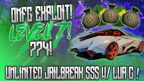 [OMFG] ✅ INSANE ROBLOX HACK/EXPLOIT!! ✅ | 774 ! | UNLIMITED $$$ IN JAILBREAK W/ LUA C (WORKING)