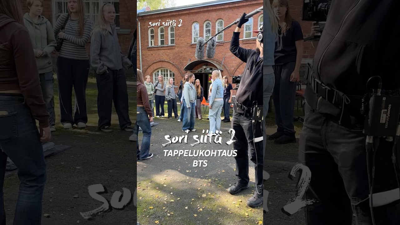 Sori siitä -kuvauksis oli rankkoi kohtauksia, mut oikeasti ketään ei kiusattu.❤️❤️❤️