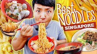 MUST TRY Singapore NOODLES! TRADITIONAL Noodle Tour of Singapore