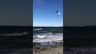 Kite surfing at Port Townsend...