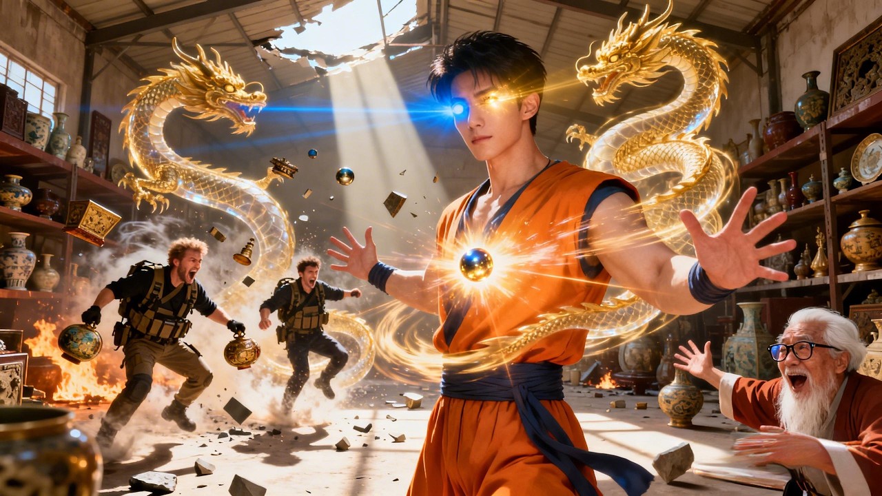 🔥不小心救條龍！我竟獲得超強透視眼，賭場橫掃古董撿漏！最後還加入神秘組織？！🐉💥#逆襲 #爽劇