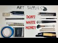 Art supplies you should  shouldnt buy artist on a budget artsupplies art artist