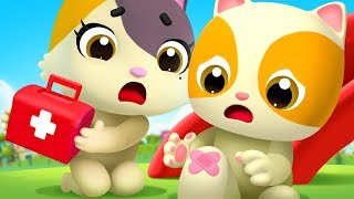 Boo Boo Song | Bayi kucing Jatuh dari Ayunan | Lagu Anak-anak | BabyBus Bahasa Indonesia
