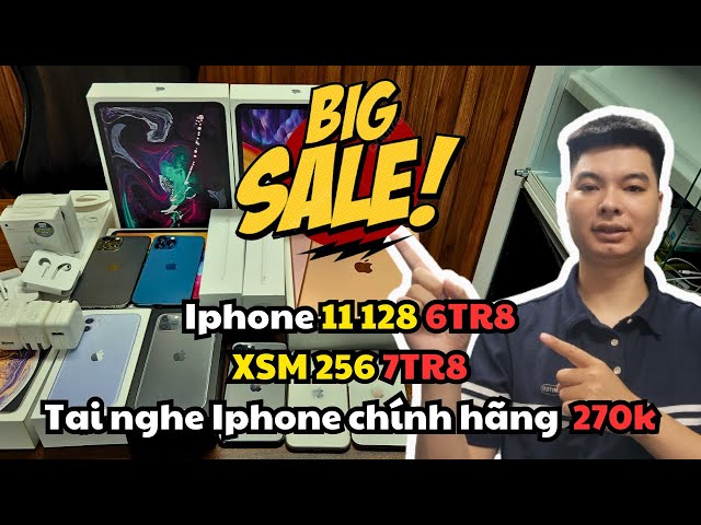 Big sale 28/07: iphone 11 128gb 6tr8, xsm 256 gb 7tr8, phụ kiện chính hãng giảm sốc - Cảnh Hà Mobile