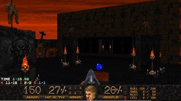 Doom II — Xerxesia — Map 16 UV-MAX in 1:25