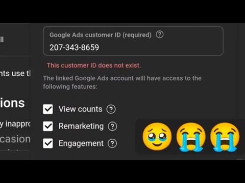 google adsense customer id does not exist error ? problem ho raha | Problem Fixed ✅