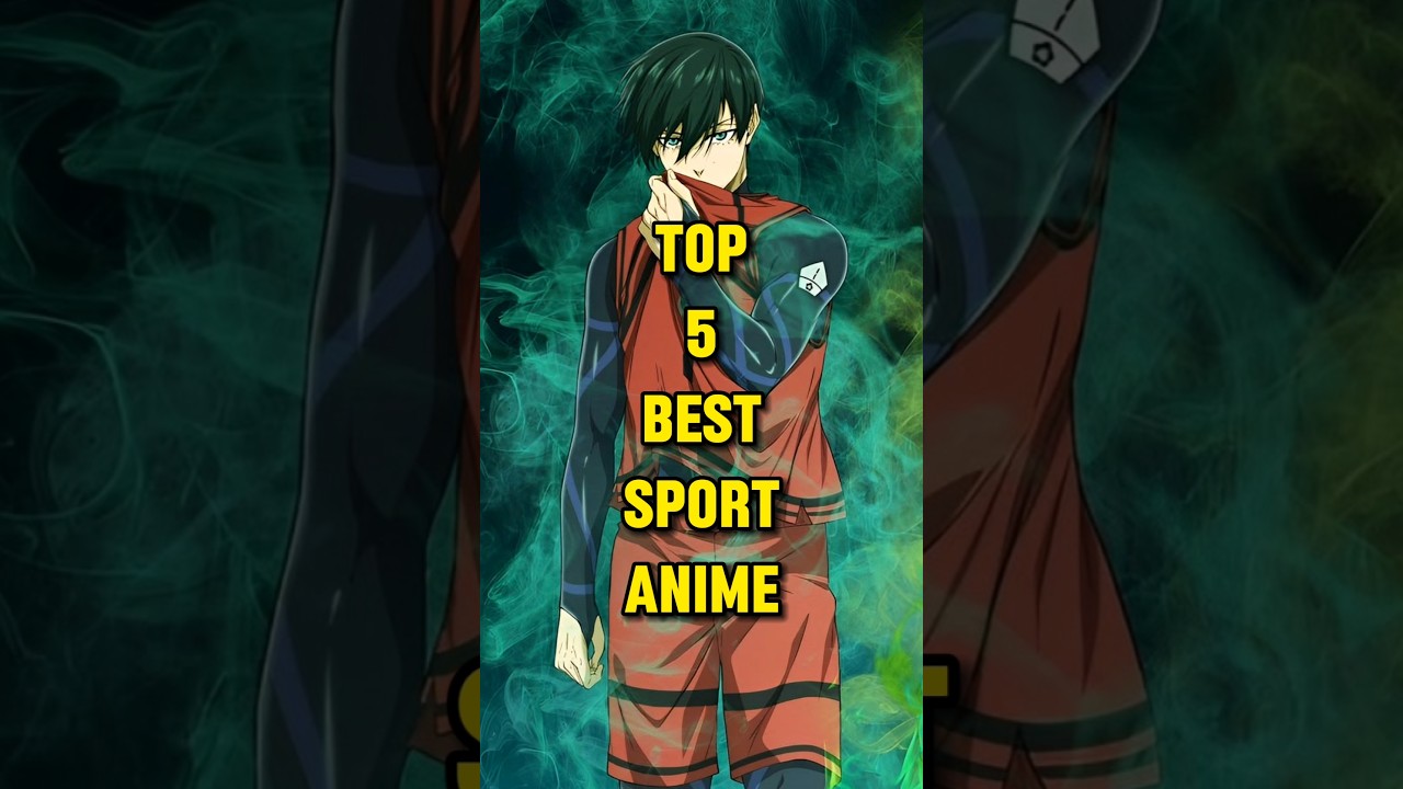 Top 5 Best Sport Anime #anime #shorts #trending #manga #sports #viral