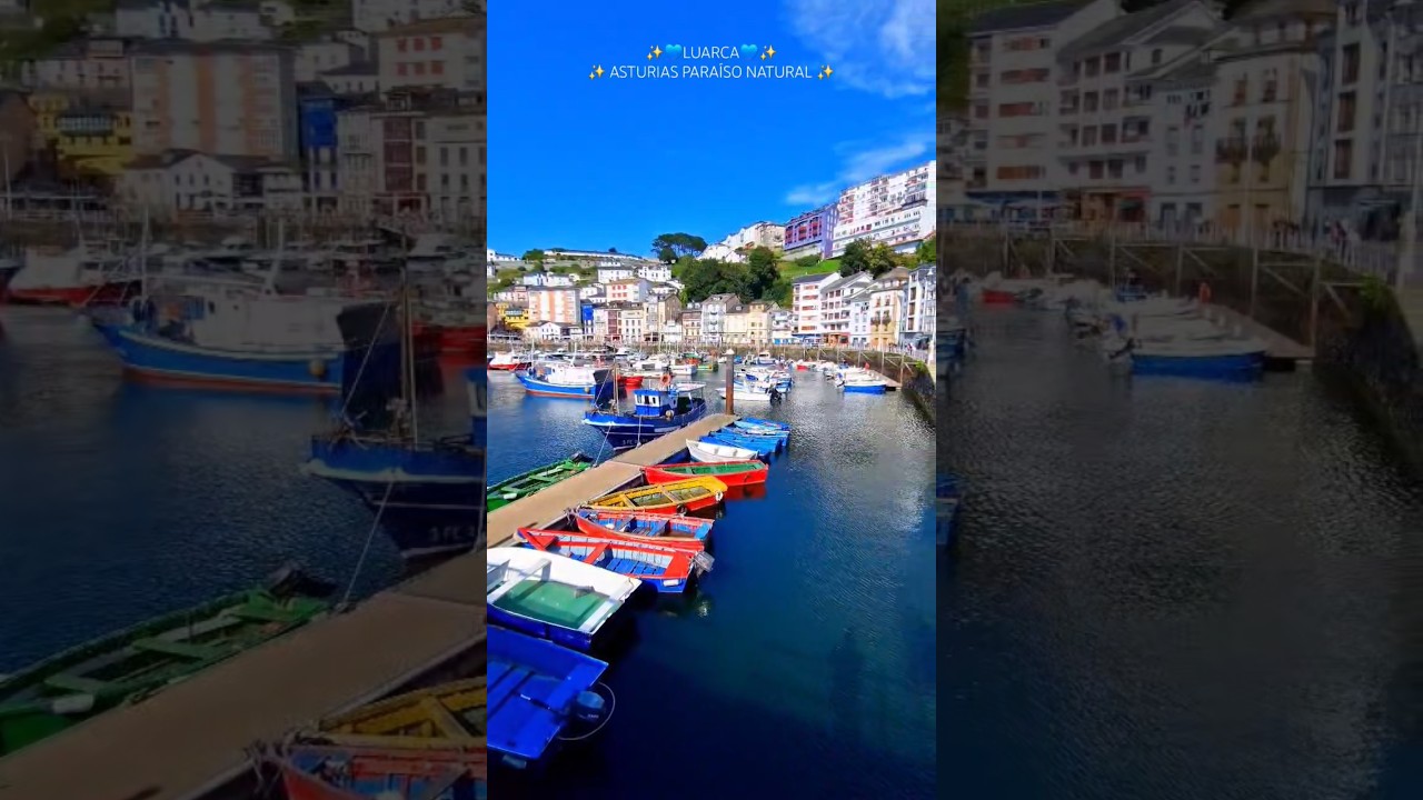 ✨️💙LUARCA💙✨️.De los pueblos mas HERMOSOS de la COSTA ASTURIANA 💚💙✨️ ASTURIAS PARAÍSO NATURAL ✨️💙💚