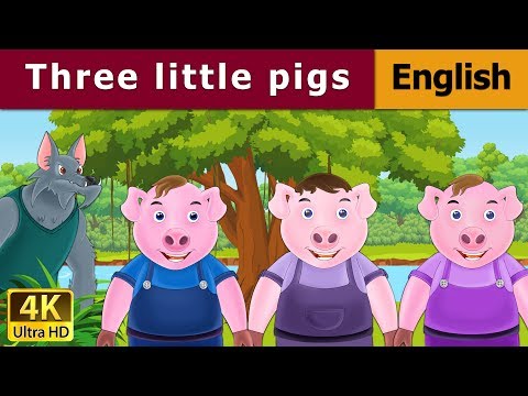 Three Little Pigs In English | Story | Englishfairytales