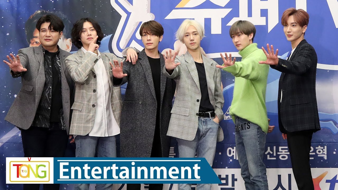 SUPER JUNIOR(슈퍼주니어) 'SUPERTV' 제작발표회 -Photo Time- (슈퍼TV, 이특, 희철, 예성, 신동, 은혁, 동해)