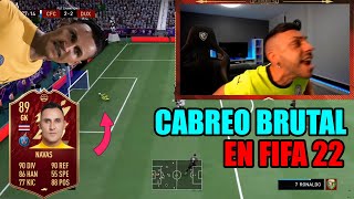 🤬😡DjMaRiiO EXPL0TA EN DIRECTO POR CULPA DE KEYLOR NAVAS | LLOROS Y CABREOS FIFA 22