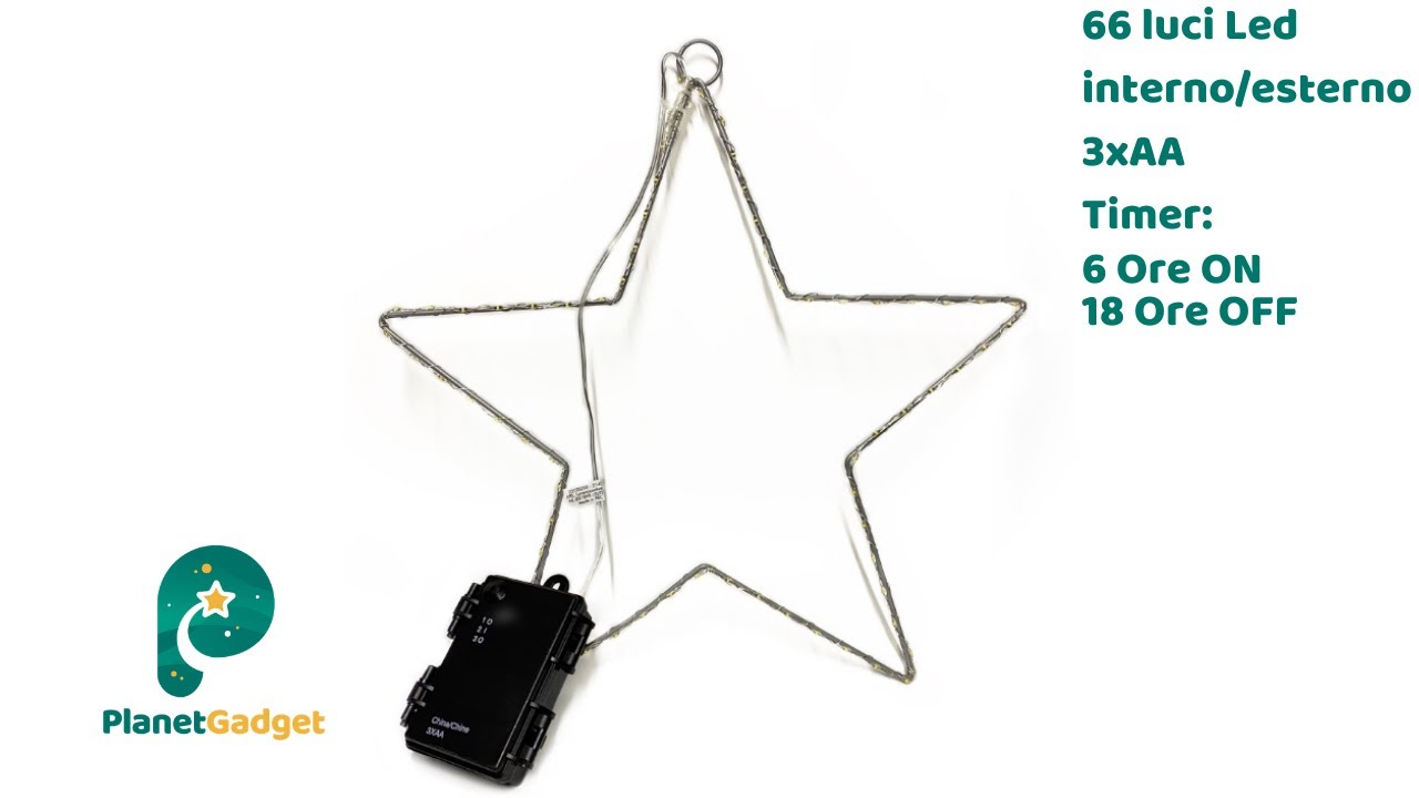 Metal Star Led | Decorazione Luminosa - YouTube
