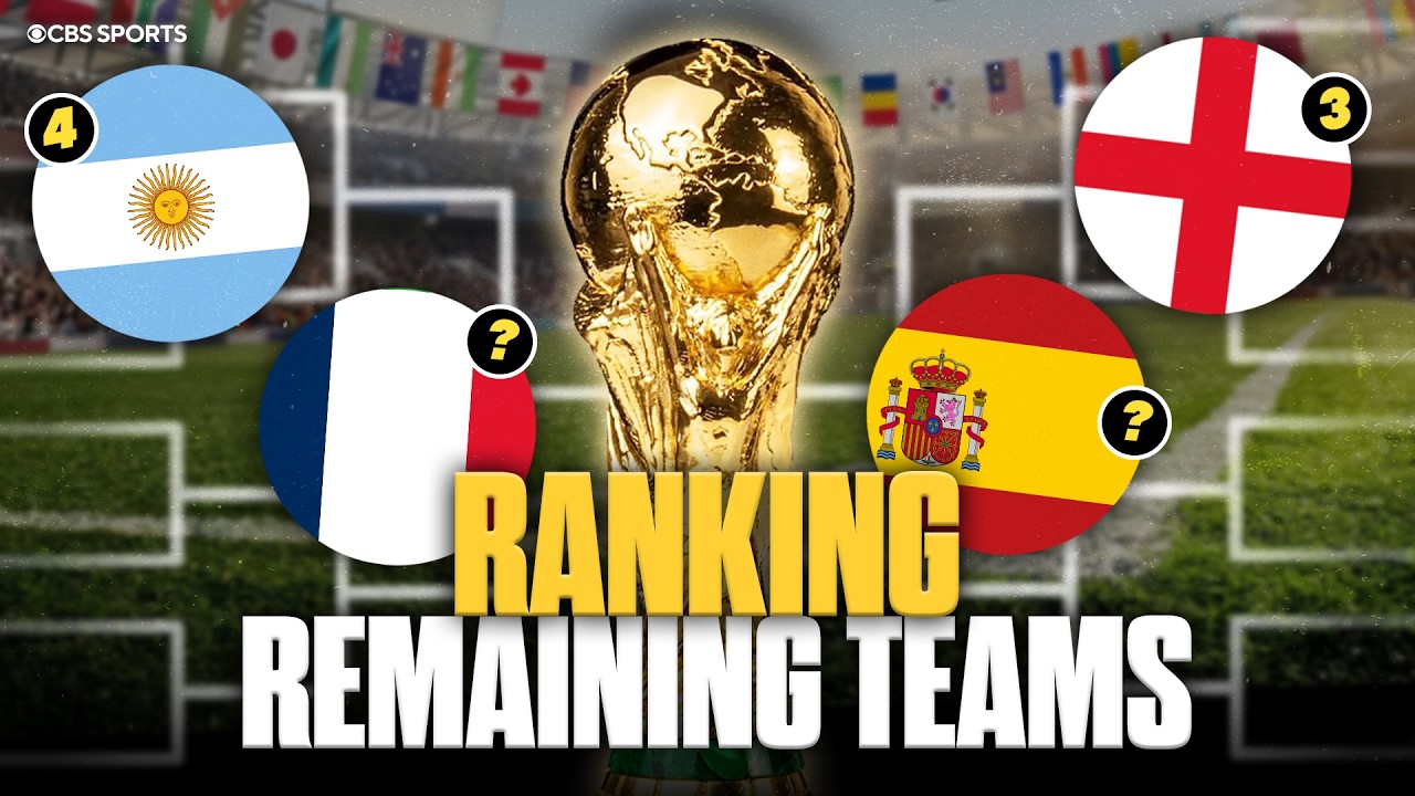 Ranking the 8 remaining teams in 2026 FIFA World Cup ✅