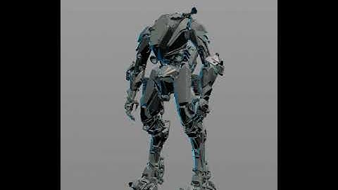 Mech Collision With Explosion Blasting Houdini Pyro #flipbook #experiment