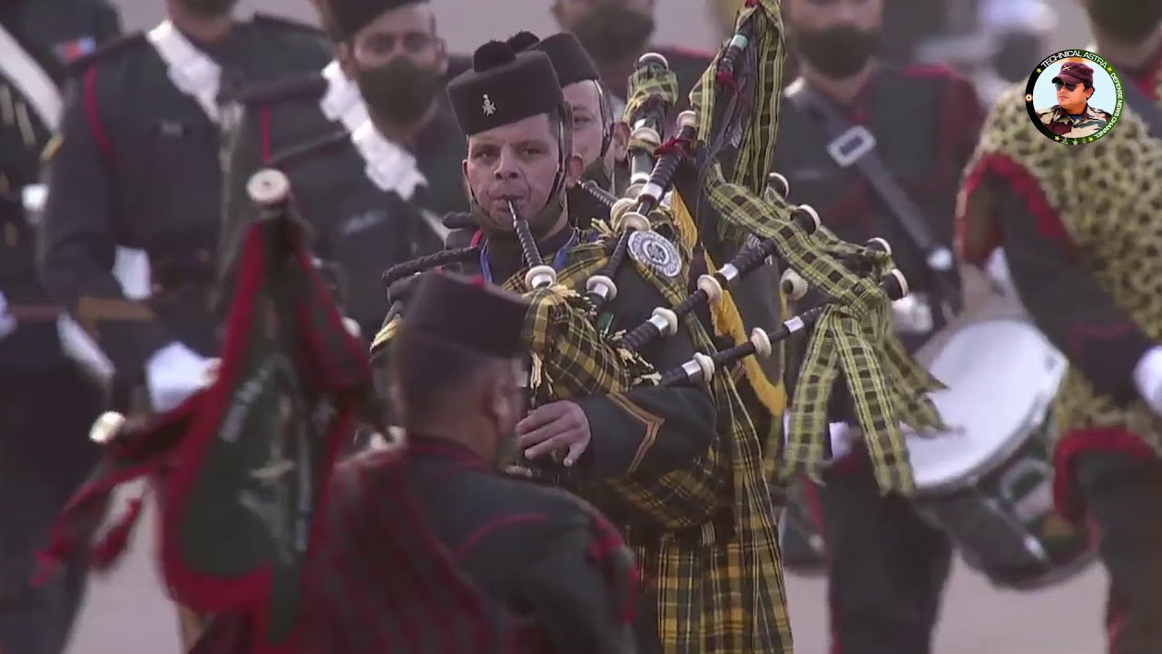 भारतीय सेना की बैगपाइपर धुनें Beating Retreat Ceremony of 2021